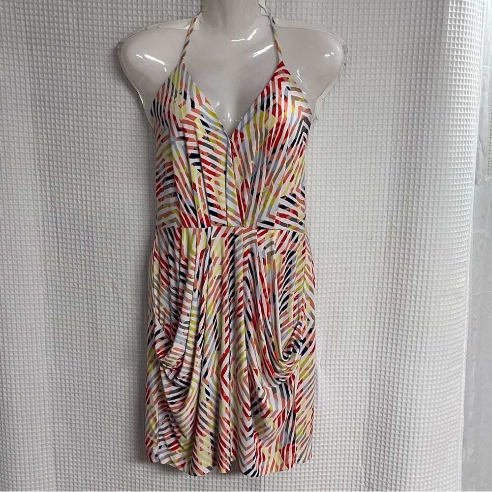 Bcbgeneration Multicolor Geometric Mini Dress Siz… - image 1
